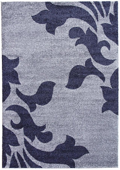 Прямоугольный ковер из синтетики t620 - BLUE-NAVY | Россия