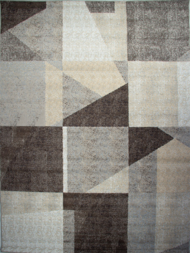 Ковер praga 06052a - brown / toz gri прямоугольник, из синтетики, коричневый, 0,8×1,5, фото 2