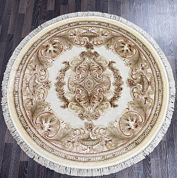 Круглый ковер из вискозы 5060_498440 IVORY круг | Бельгия