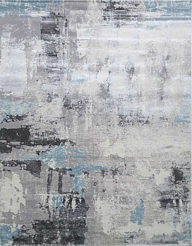 Прямоугольный ковер из акрила 36506a-grey-blue | Турция