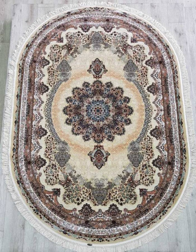 Abrishim 36316A OVAL BEIGE / BEIGE