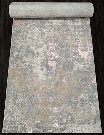 Ковровая дорожка из полиэстера liman f163 - beige-pink | Россия