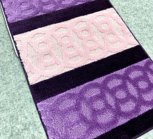 Комплект ковриков для ванной Euroban (Фиолетовый)5