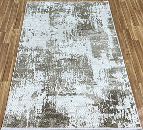 Прямоугольный ковер из полиэстера 04137o-white-l-beige | Турция