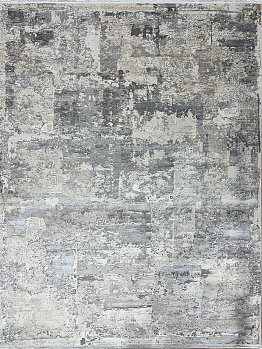 Прямоугольный ковер из вискозы/акрила ma59a-light-gray | Турция