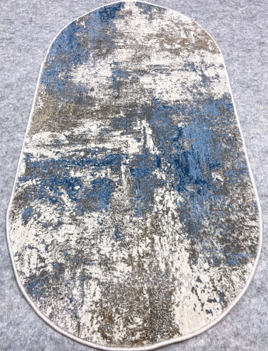 Kalahari  W9734_CRAM / BLUE овал