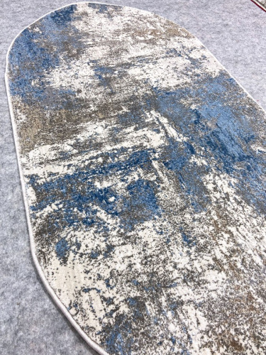 Kalahari  W9734_CRAM / BLUE овал фото 3