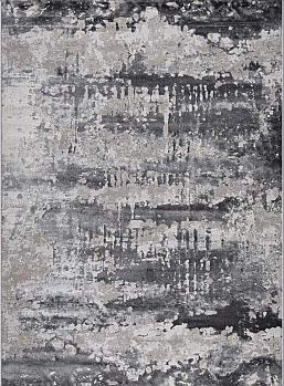 Прямоугольный ковер из акрила 38272a-grey-l-grey | Турция