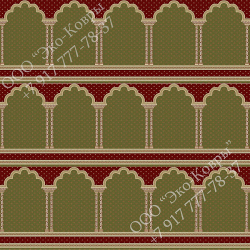 Ковролин для мечети AN103_11_new_green