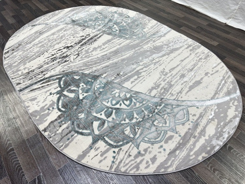 Fame 0921A_L.GREY / TURQUAZ-овал фото 2