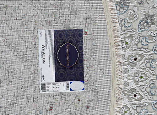 Kirmanshah 38650A WHITE / WHITE овал фото 2