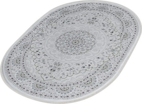 Kirmanshah 38860A CREAM CKM / WHITE овал фото 5