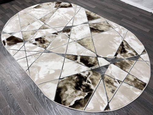 Aura 40657B_KAHVE / VIZON овал фото 11