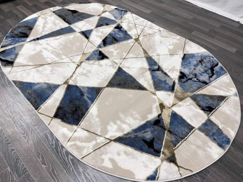 Aura 40657B_MAVİ / K.GRİ овал фото 9