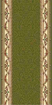 Ковровая дорожка из синтетики Olympos D074 GREEN_dor | Россия