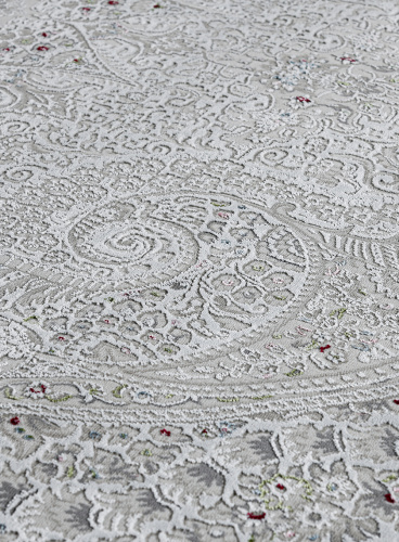 Kirmanshah 38650A WHITE / WHITE овал фото 3