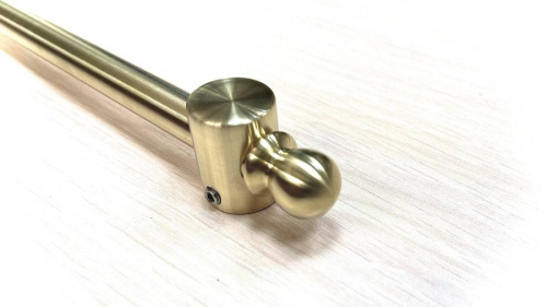 Ковродержатель из латуни L003 Пруток 12 мм. фото 2