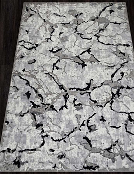 Прямоугольный ковер из синтетики f289 - dark gray | Россия