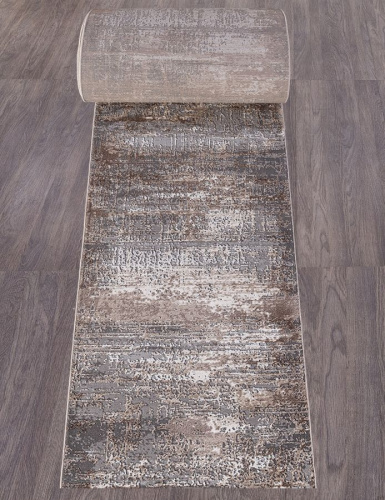 armina 04050c - grey / brown дорожка