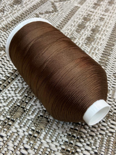 Лавсановая для оверлока коричневая Вторичная фото 2
