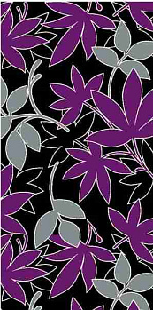 Ковровая дорожка из синтетики Sunrise V814 BLACK-VIOLET | Россия
