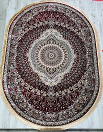 Овальный ковер  kover-rubin-20058a-oval-red-red | Иран