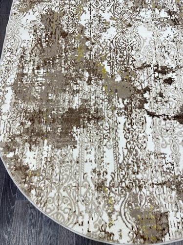 Fame 0726A_CREAM / BROWN-овал фото 4