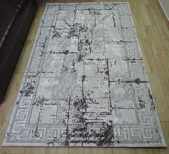 Прямоугольный ковер из акрила 3403A GREY GREY | Турция