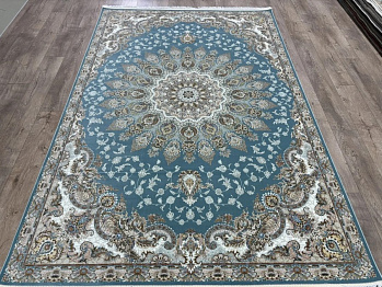 Ковер Iran 4500 203-sbl, из акрила, синий