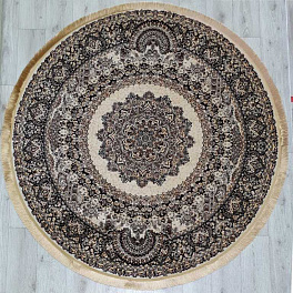 Круглый ковер  kover-rubin-20054a-daire-cream-cream | Иран
