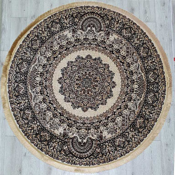 Круглый ковер  kover-rubin-20054a-daire-cream-cream | Иран