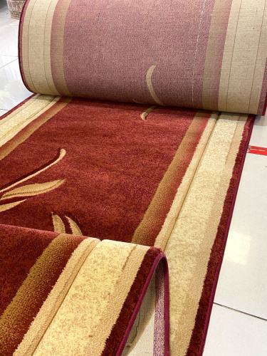 Ковровая дорожка Карвинг красный фото 7