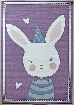 Прямоугольный ковер из синтетики 2349 - light purple | Россия