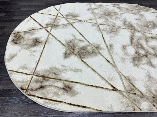 Fame 0163A_CREAM / BROWN-овал фото 5