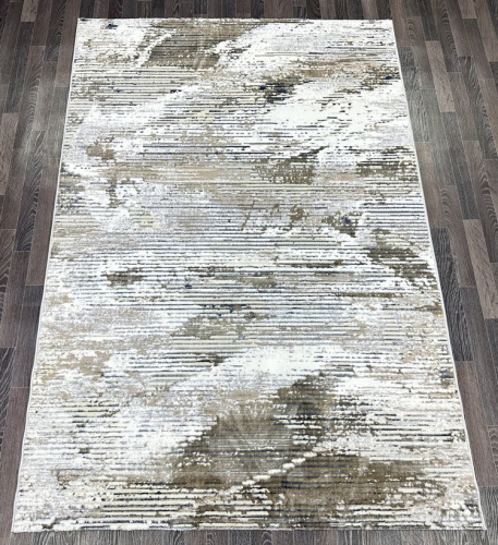 Semnan D071A_CREAM SHIRINK / BLUE FDY