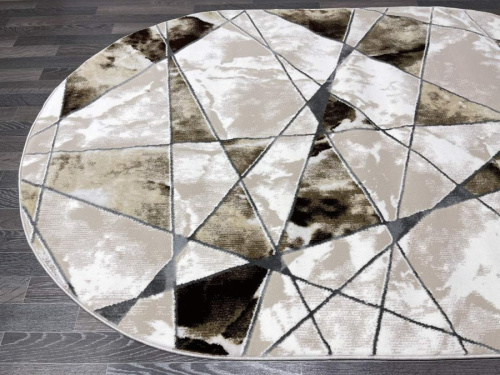 Aura 40657B_KAHVE / VIZON овал фото 9