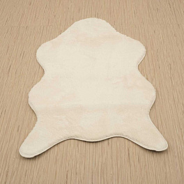 Фигурный ковер из полиэстера 1000a-cream-1005-shkura | Турция