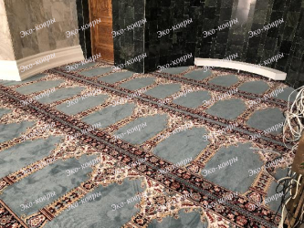 Наша выполненная работа: укладка и монтаж коврового покрытия в мечети села Медяна, Краснооктябрьский район
